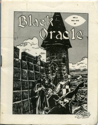 BLACK ORACLE magazine cover Issue 6  1972