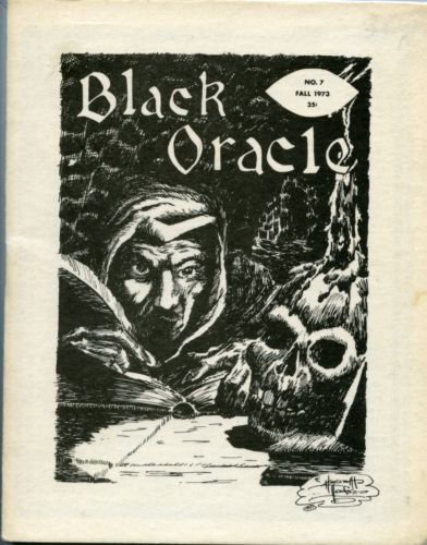 BLACK ORACLE magazine cover Issue 7 Fall 1973