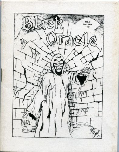 BLACK ORACLE magazine cover Issue 8 Fall 1974