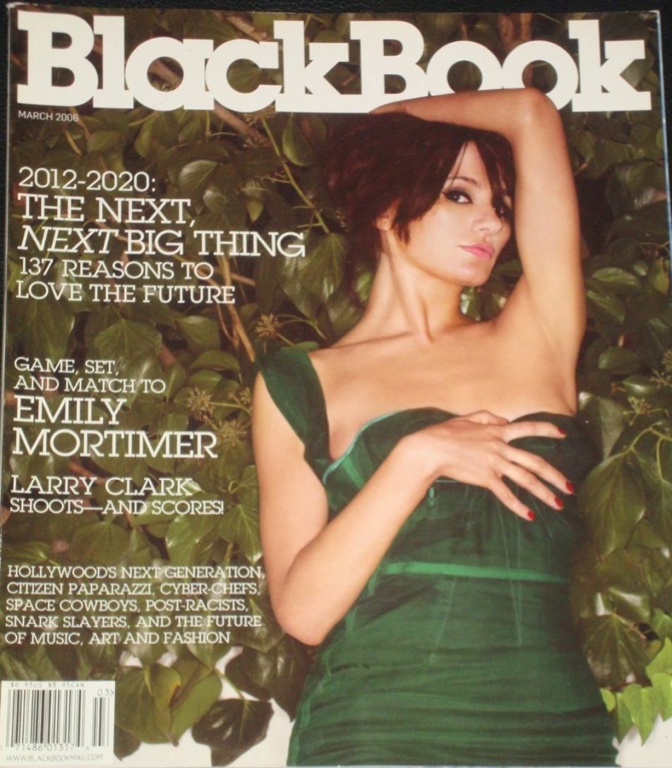 BLACK BOOK magazine cover  March 2006