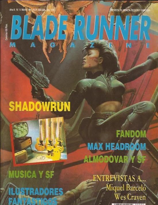 BLADE RUNNER magazine cover Issue 5 March 1991