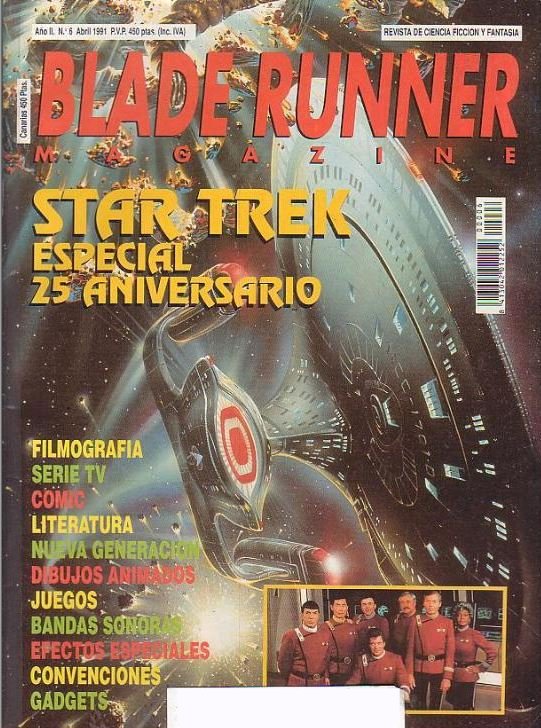 BLADE RUNNER magazine cover Issue 6 April 1991