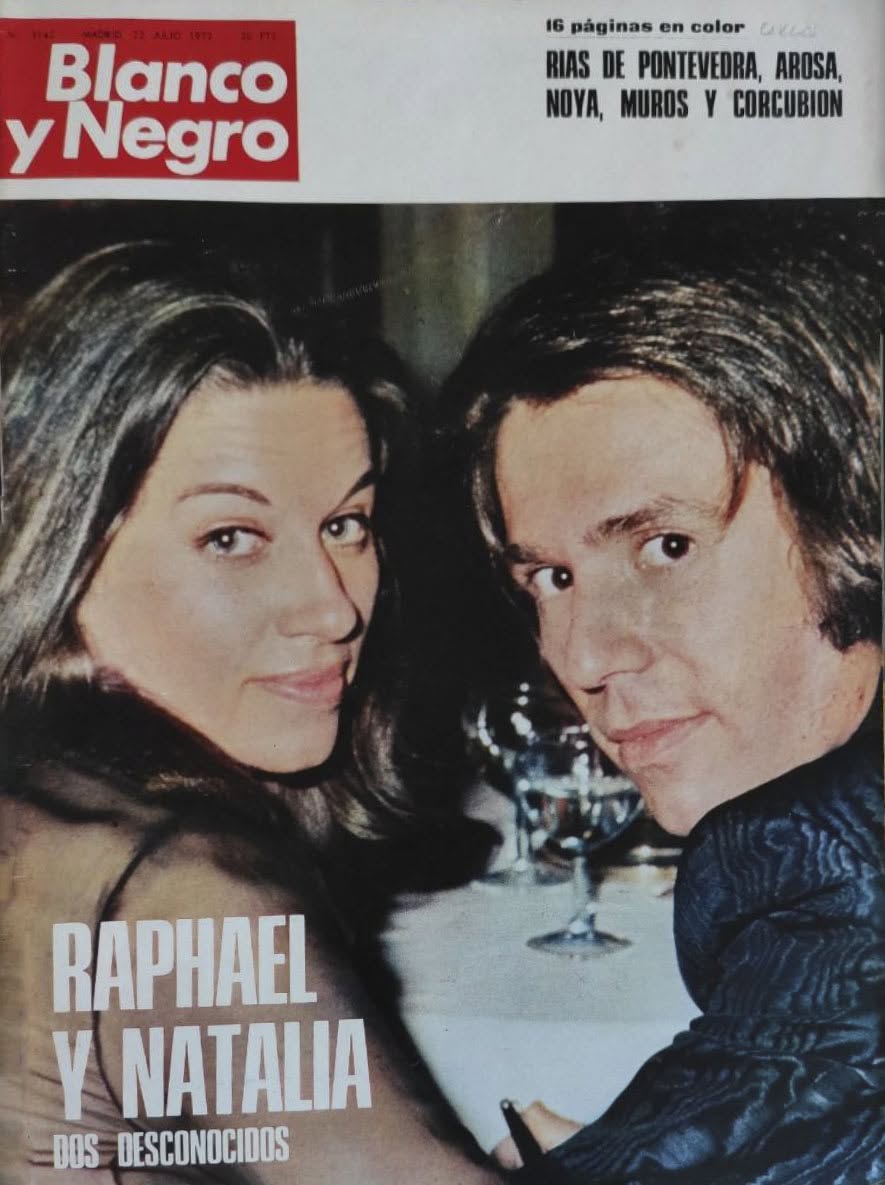 BLANCO Y NEGRO magazine side cover Issue 3142   1972