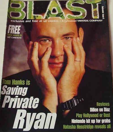 BLAST magazine cover Issue 6 September 1998