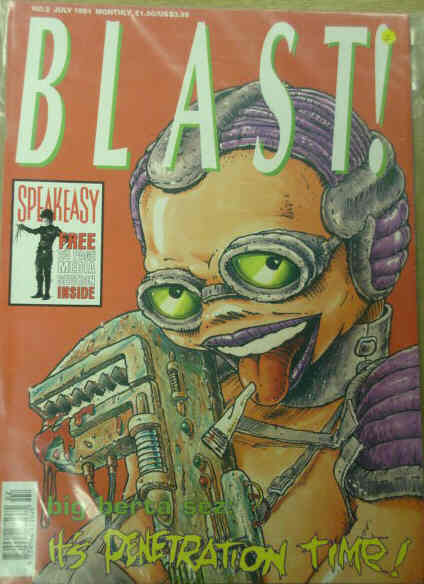 BLAST! magazine cover Issue 2 July 1991