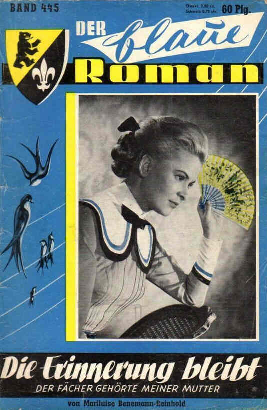 BLAUE ROMAN | DER magazine cover Issue 445   