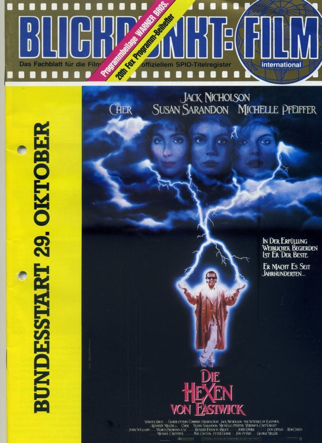 BLICKPUNKT: FILM magazine cover Issue 27   1987
