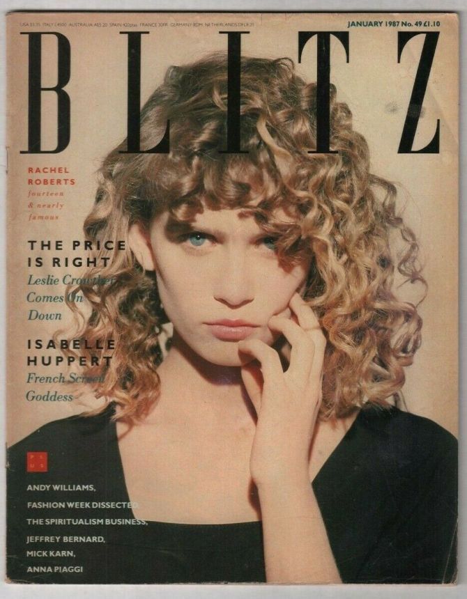 BLITZ magazine cover Issue 49  January 1987
