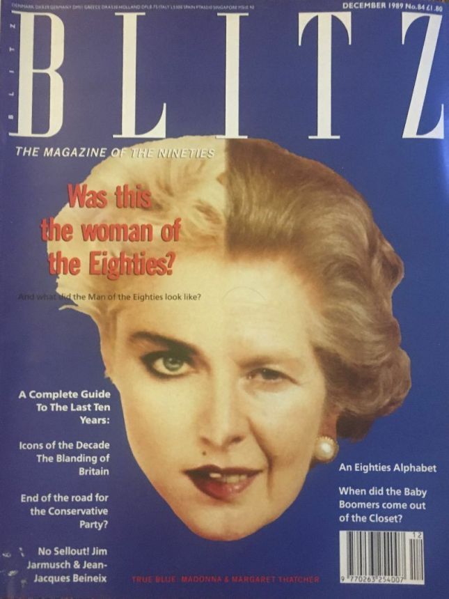BLITZ magazine cover Issue 84  December 1989
