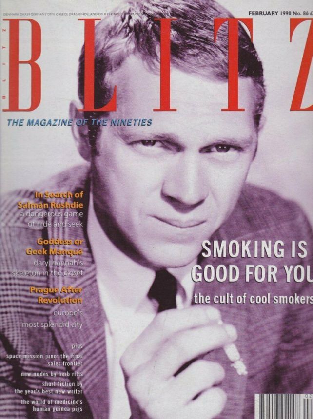 BLITZ magazine cover Issue 86  February 1990