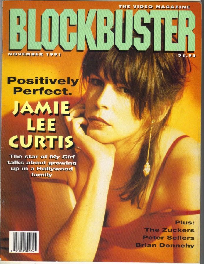 BLOCKBUSTER VIDEO magazine cover  November 1991