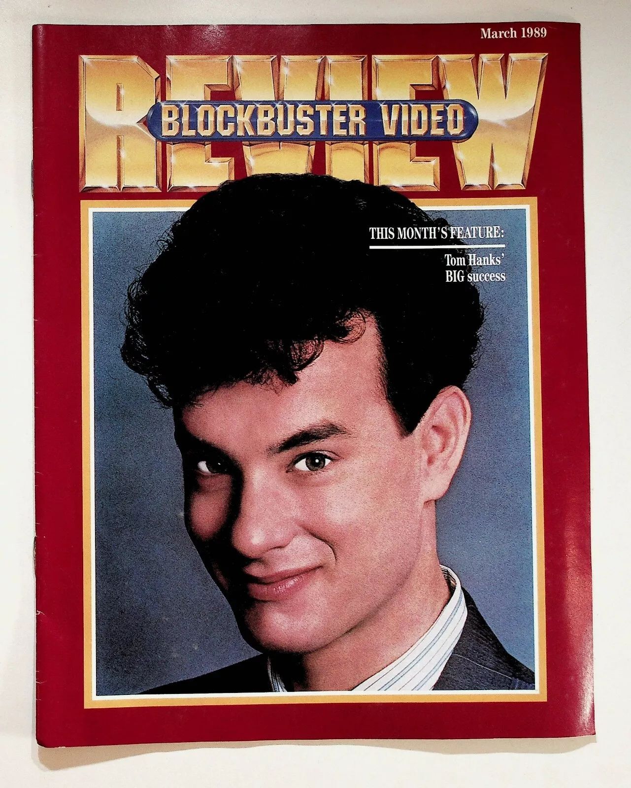 BLOCKBUSTER VIDEO magazine cover  March 1989
