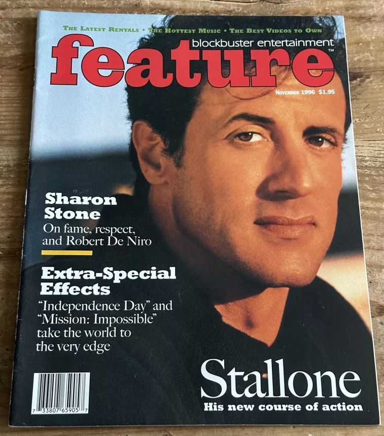 BLOCKBUSTER ENTERTAINMENT FEATURE magazine cover Issue 3  November 1996