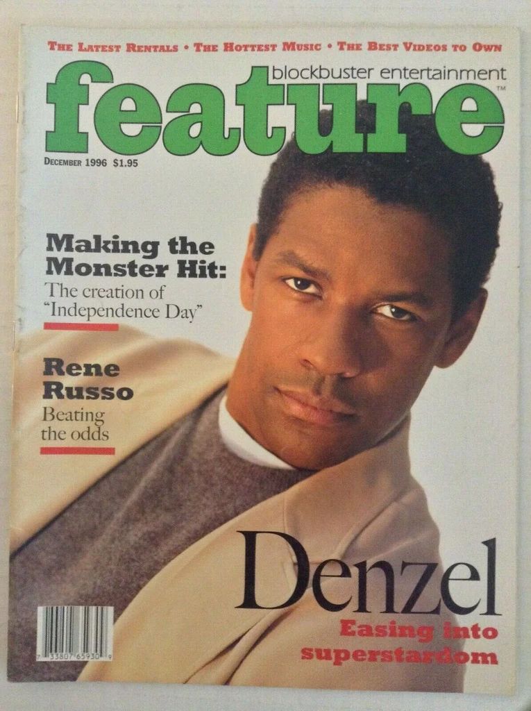 BLOCKBUSTER ENTERTAINMENT FEATURE magazine cover  December 1996