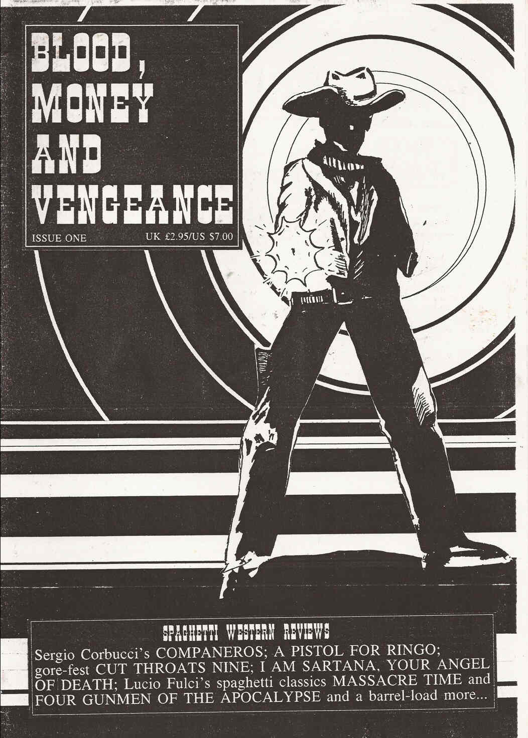 BLOOD MONEY AND VENGEANCE magazine cover Issue 1  1996