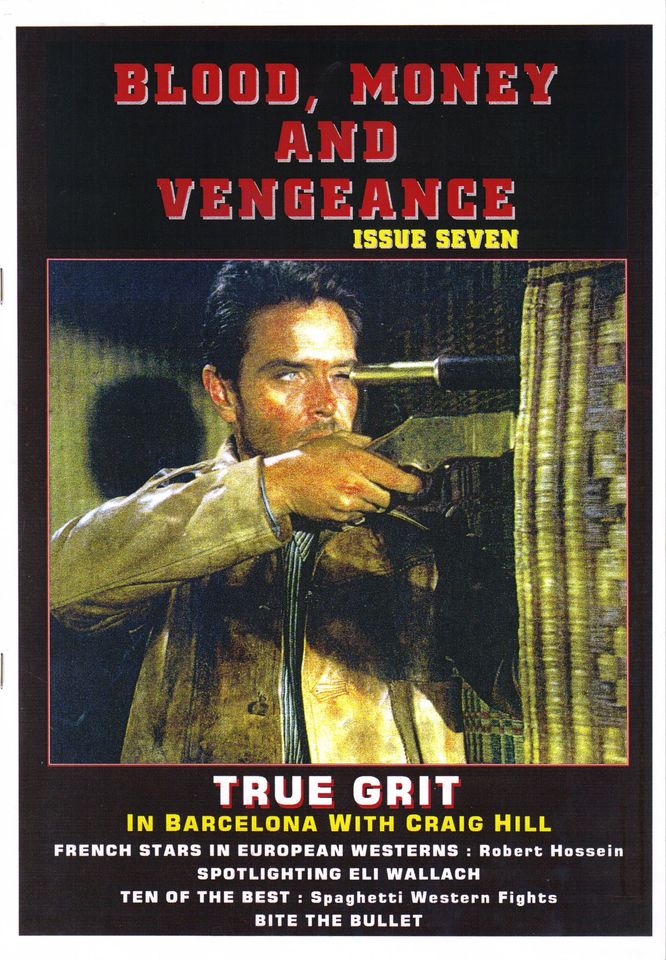 BLOOD MONEY AND VENGEANCE magazine side cover Issue 7   