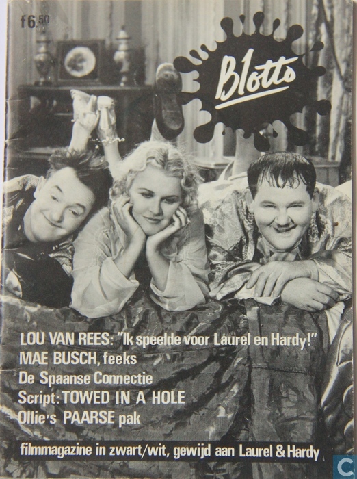 BLOTTO magazine side cover Issue 1  1984