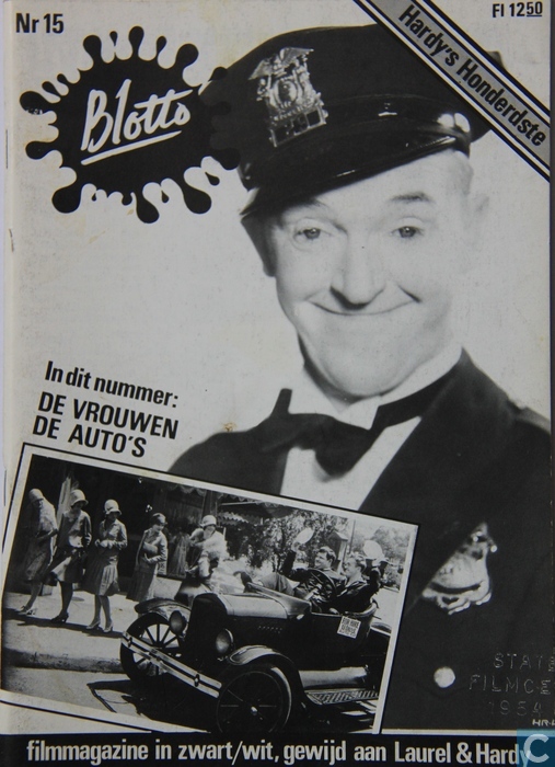 BLOTTO magazine side cover Issue 15  1991