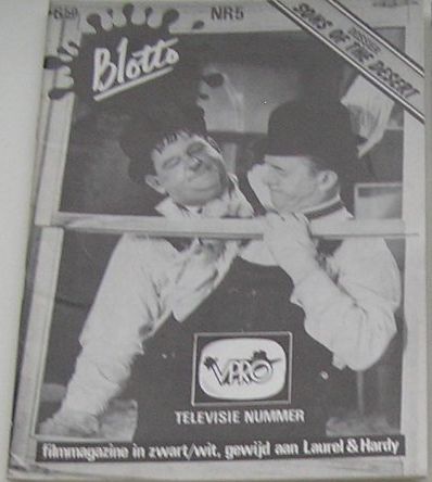 BLOTTO magazine side cover Issue 5   1985
