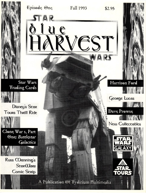 BLUE HARVEST magazine cover Issue 1 Fall 1993