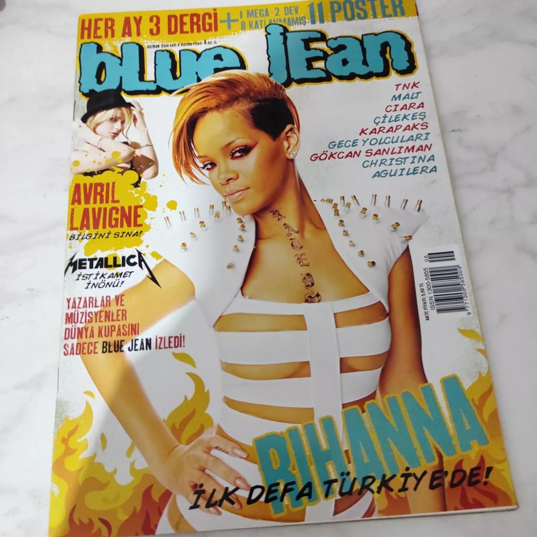 BLUE JEAN magazine cover  June 2010