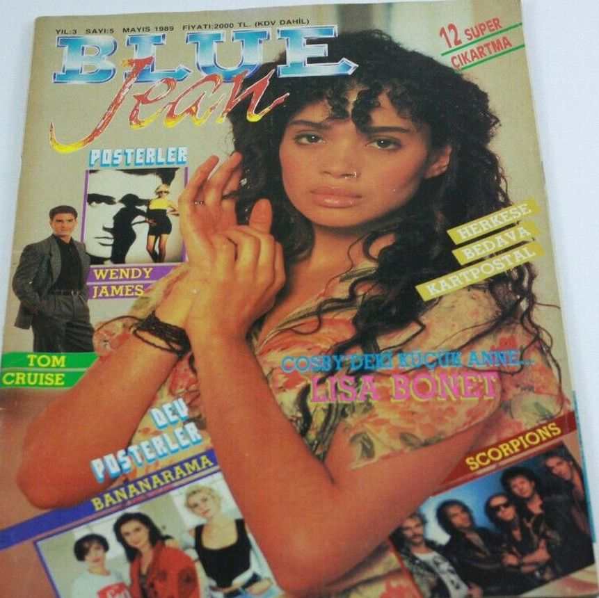 BLUE JEAN magazine cover Issue 5  May 1989