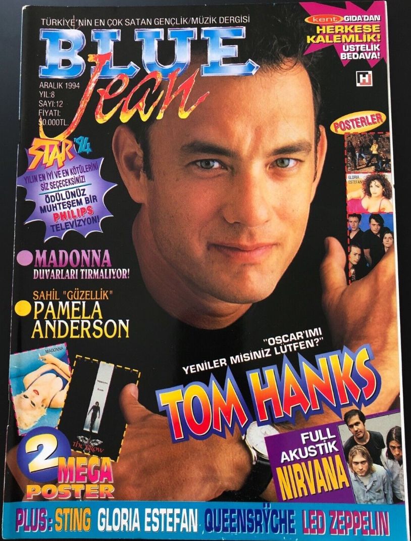 BLUE JEAN magazine cover Issue 12  December 1994
