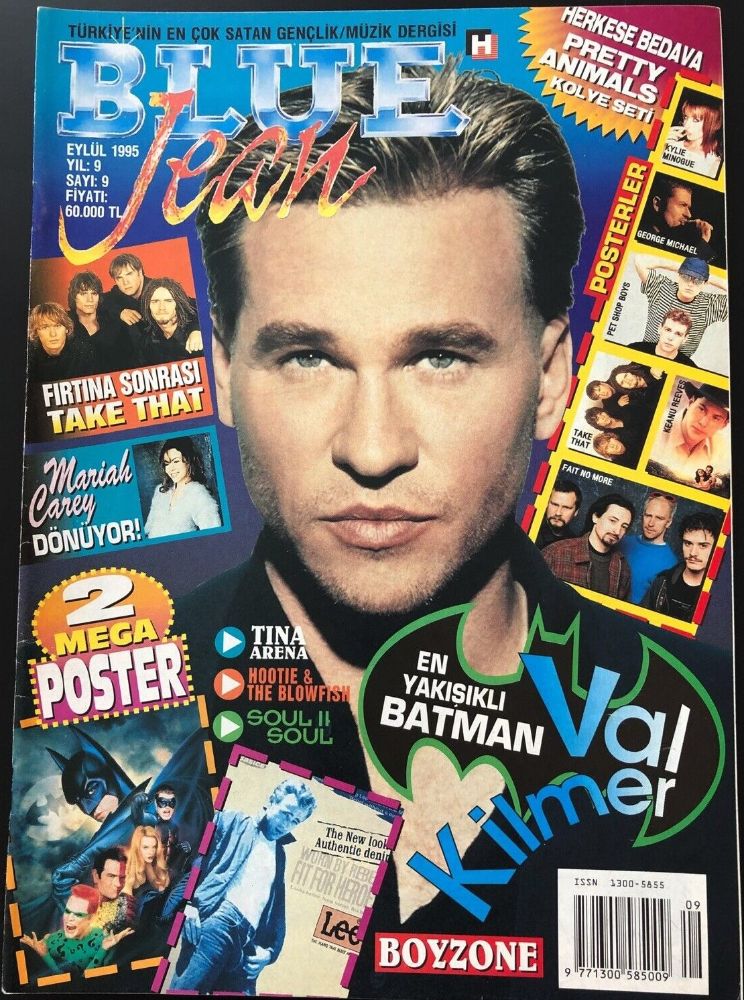BLUE JEAN magazine cover Issue 9  September 1995