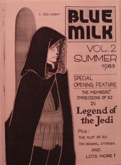 BLUE MILK magazine cover Issue 2 Summer 1983