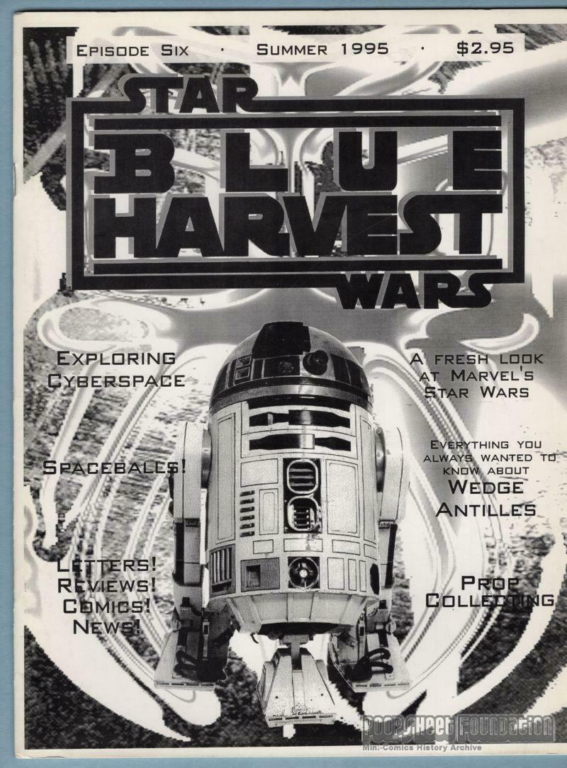 BLUE HARVEST magazine cover Issue 6 Summer 1995