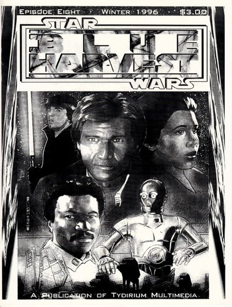 BLUE HARVEST magazine cover Issue 8 Winter 1996