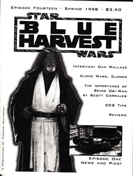 BLUE HARVEST magazine cover Issue 14 Spring 1998
