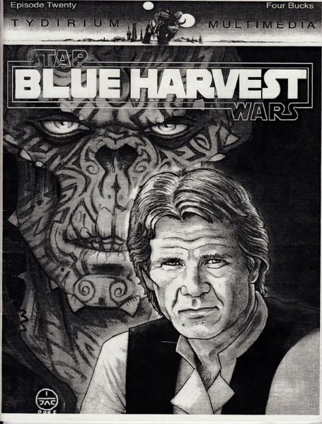 BLUE HARVEST magazine cover Issue 20 Summer 2000