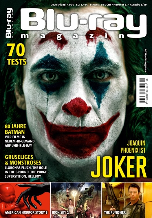 BLU-RAY MAGAZIN magazine side cover Issue 87  August 2019