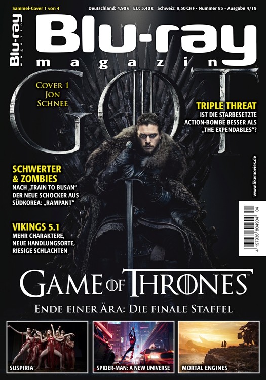 BLU-RAY MAGAZIN magazine side cover Issue 83  April 2019