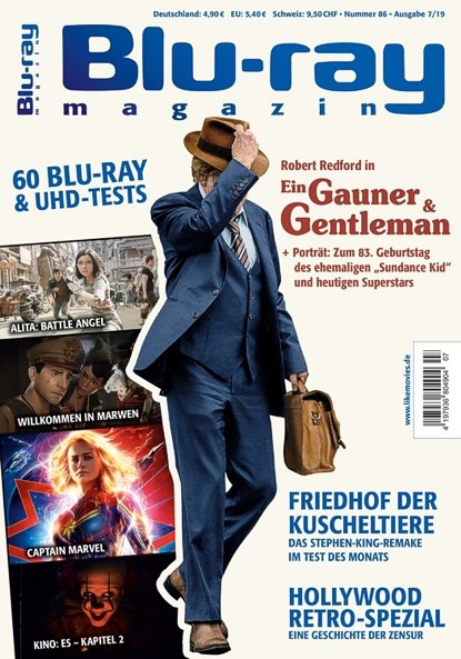 BLU-RAY MAGAZIN magazine side cover Issue 86  July 2019