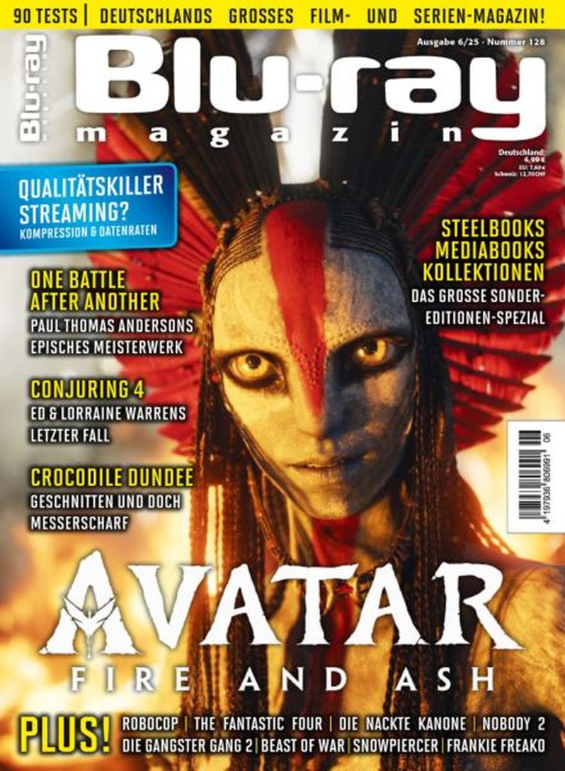 BLU-RAY MAGAZIN magazine side cover Issue 128   2025