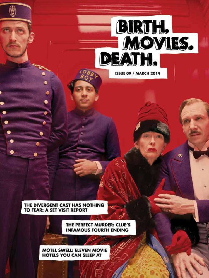 BIRTH MOVIES DEATH magazine cover Issue 9 March 2014
