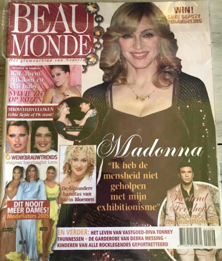 BEAU MONDE magazine cover   2005