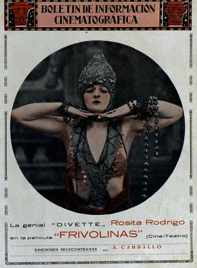 BOLETIN DE INFORMACION CINEMATOGRAFICA magazine side cover Issue 46/47 November/December 1926