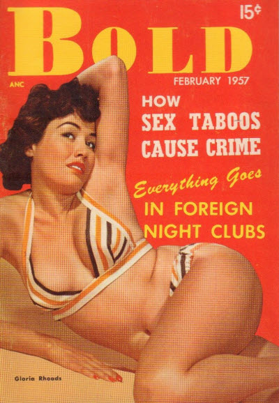 BOLD magazine cover  February 1957
