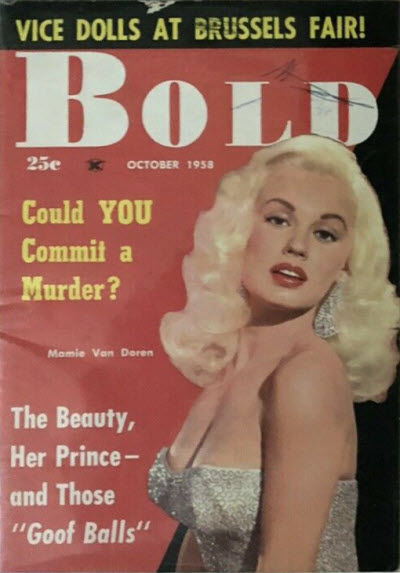 BOLD magazine cover  October 1958