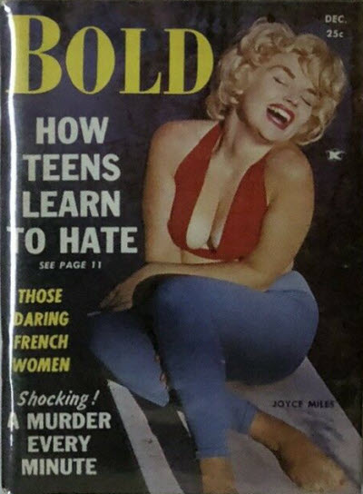 BOLD magazine cover  December 1959