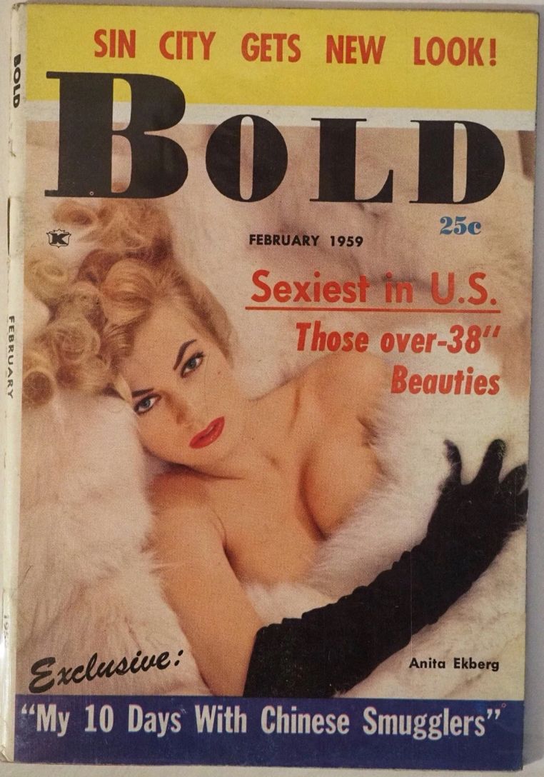 BOLD magazine cover  February 1959