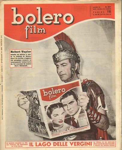 BOLERO FILM magazine cover Issue 167 30 July 1950