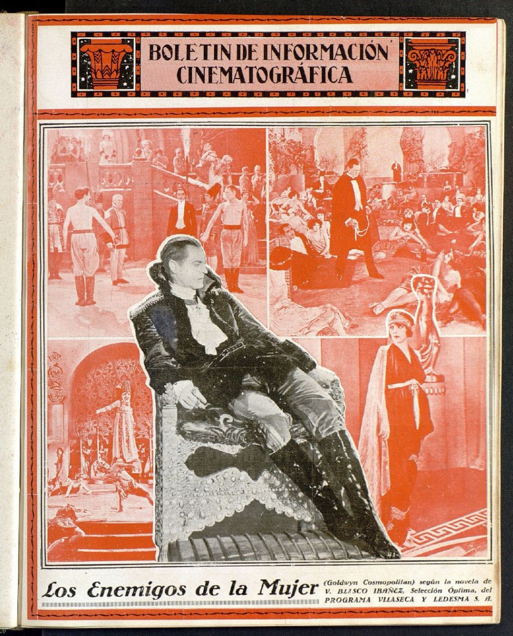 BOLETIN DE INFORMACION CINEMATOGRAFICA magazine side cover Issue 19  February 1924