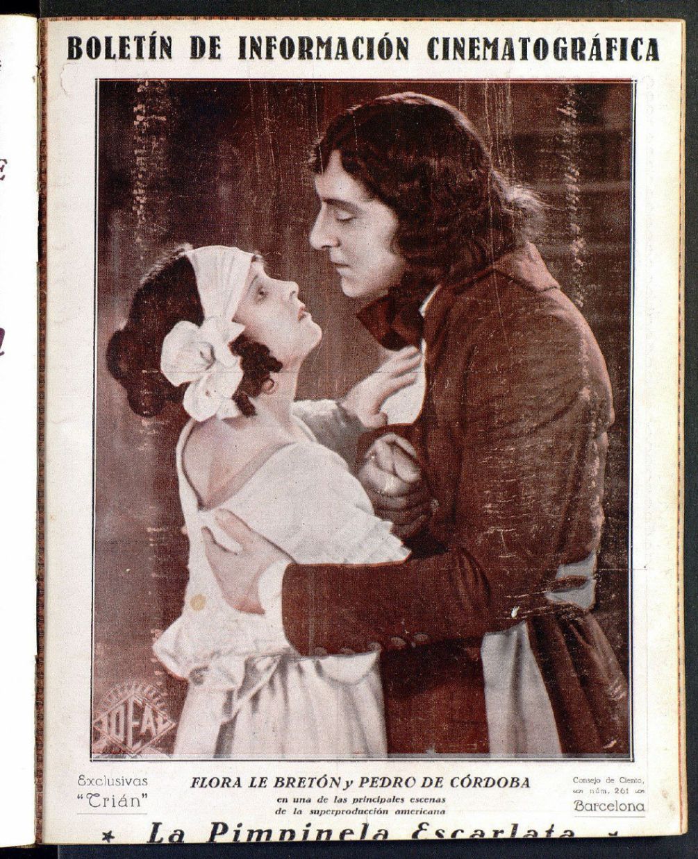 BOLETIN DE INFORMACION CINEMATOGRAFICA magazine side cover Issue 29  February 1925