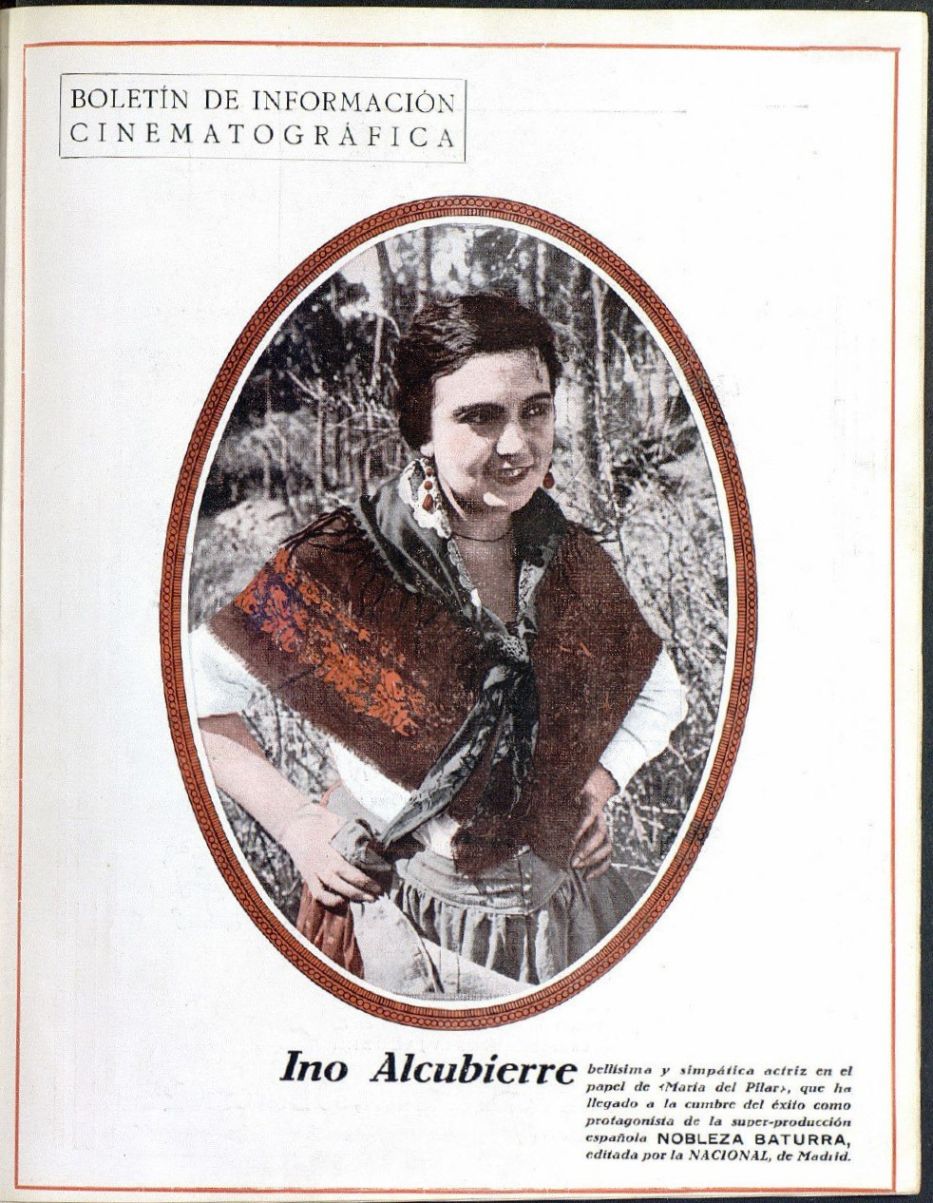 BOLETIN DE INFORMACION CINEMATOGRAFICA magazine side cover Issue 36  September 1925