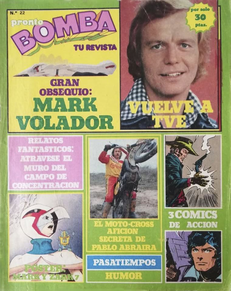 BOMBA magazine side cover Issue 22  March 1980