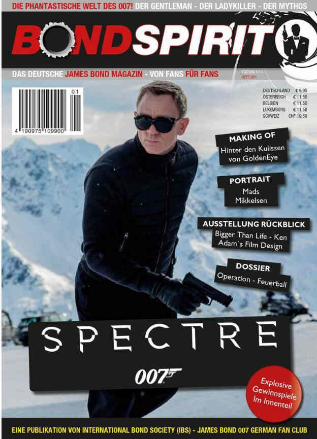 BOND SPIRIT magazine cover Issue 1   2019